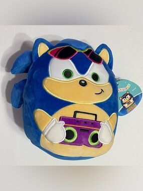 SONIC Squishmallow 8” Inch Sonic the Hedgehog Plushie Collectible NEW w/ Tags